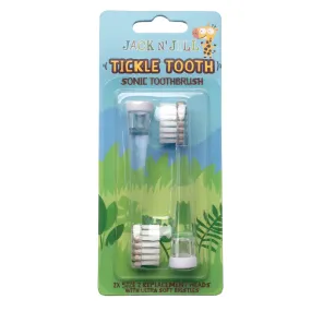 Jack N Jill  Tickle Tooth Size 2 Replacement Heads 2pc