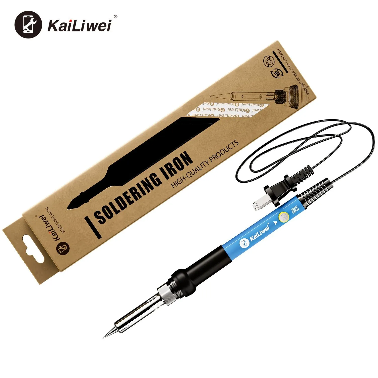 K-060W Adjustable Temperature Electric Solder Iron Rework Station Handle Heat Pencil