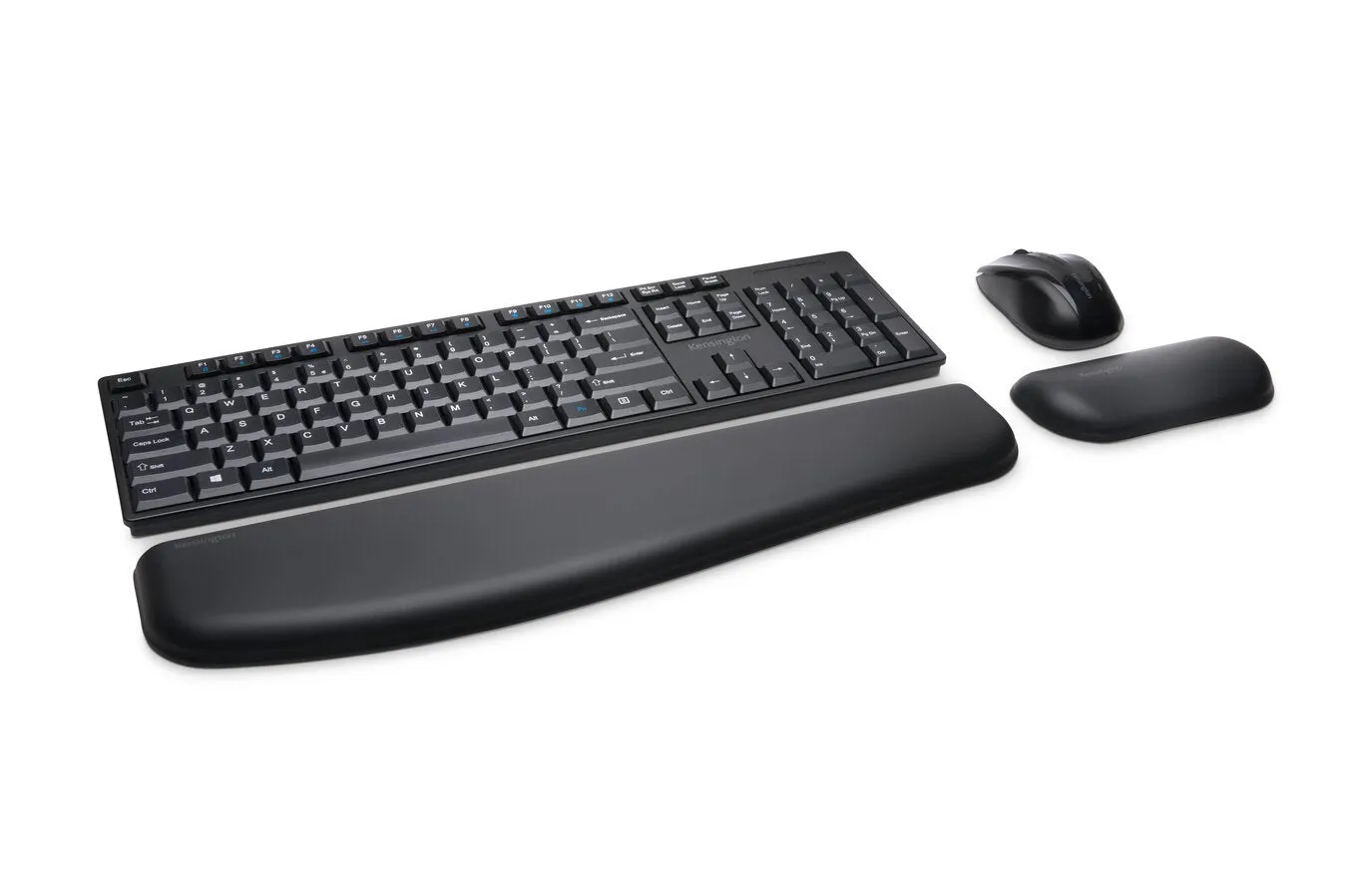 Kensington Pro Fit Low-Profile Desktop Set - Keyboard And Mouse Set - Wireless - 2.4 Ghz - Uk