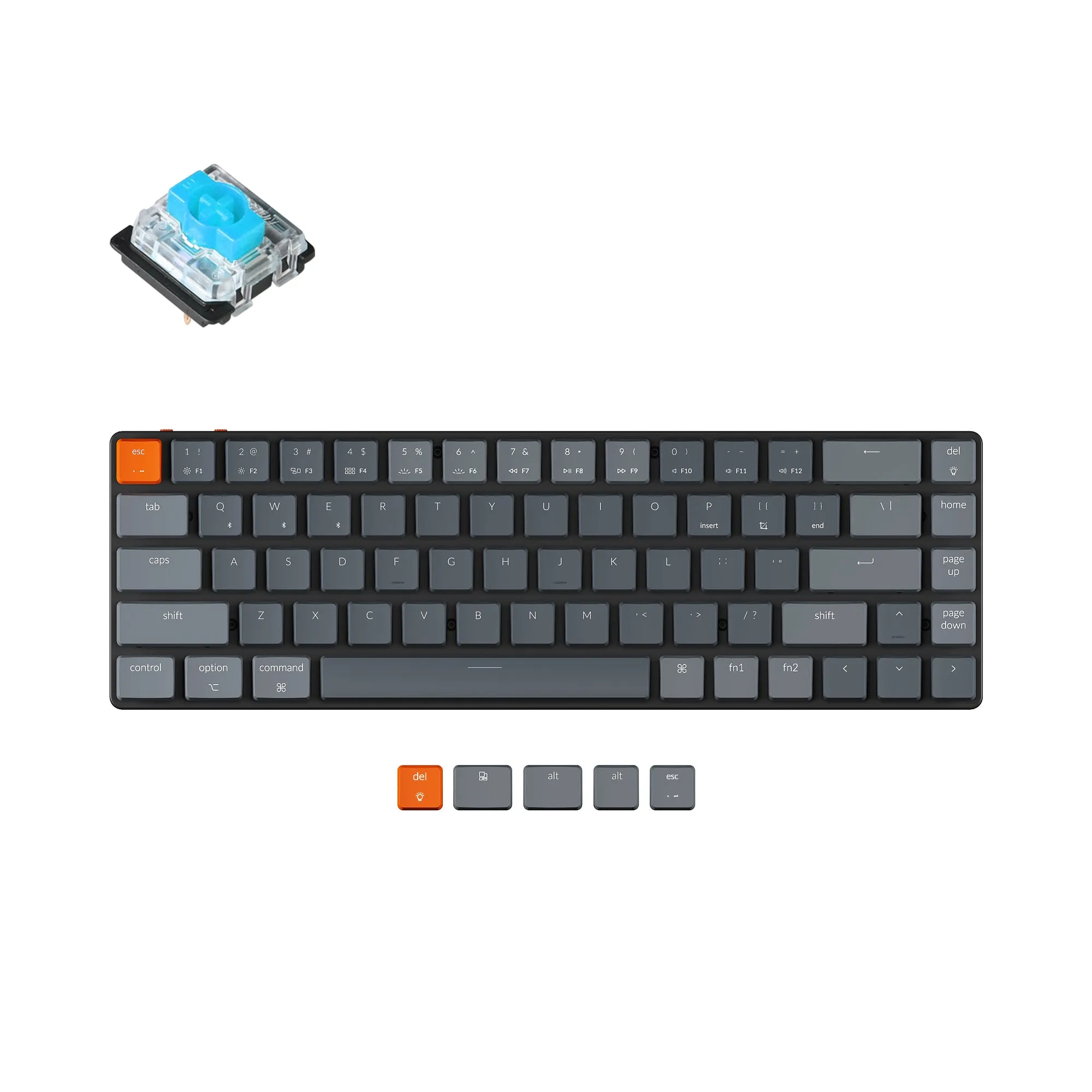 Keychron K7 Ultra-slim Wireless Mechanical Keyboard