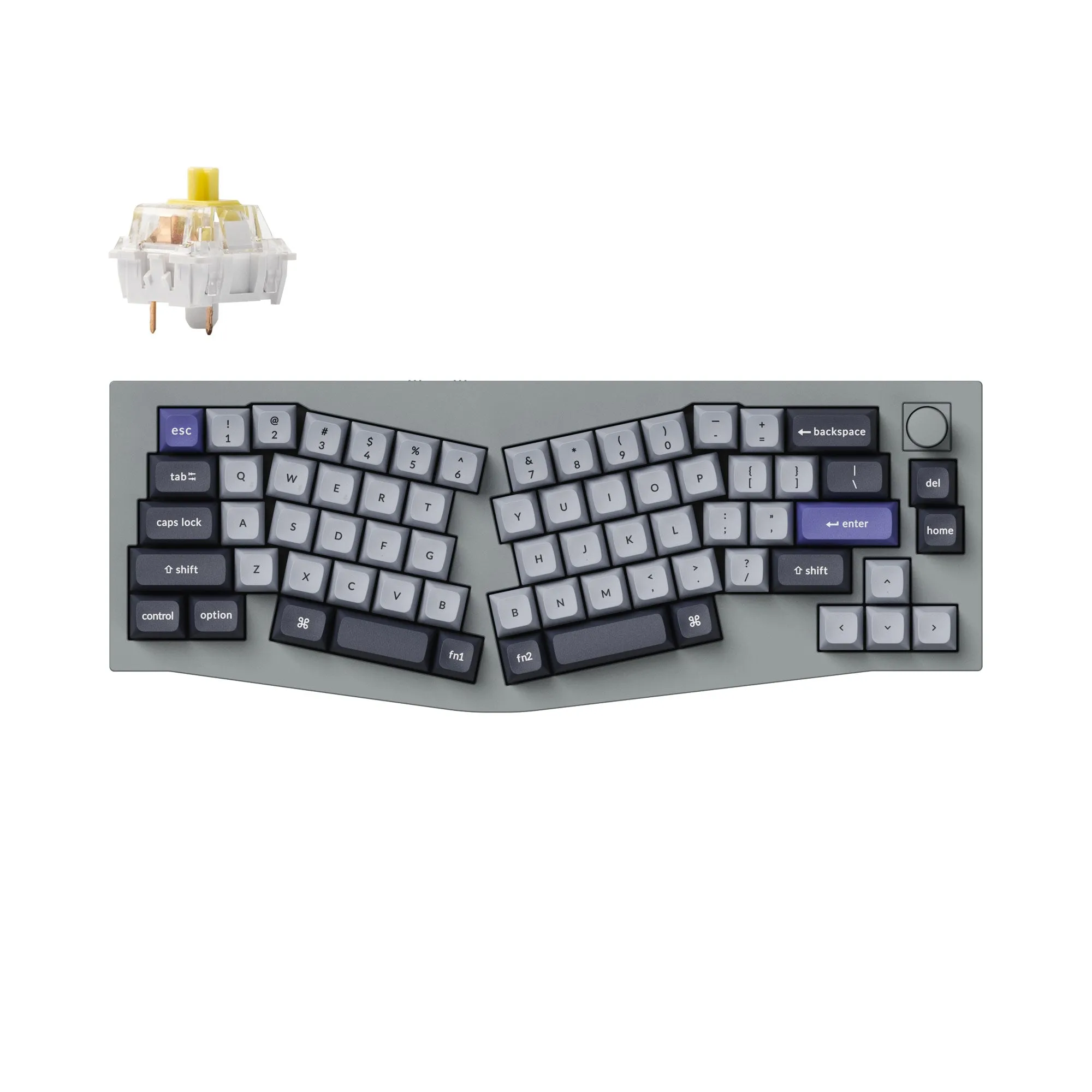 Keychron Q8 Pro (Alice Layout) QMK/VIA Wireless Custom Mechanical Keyboard