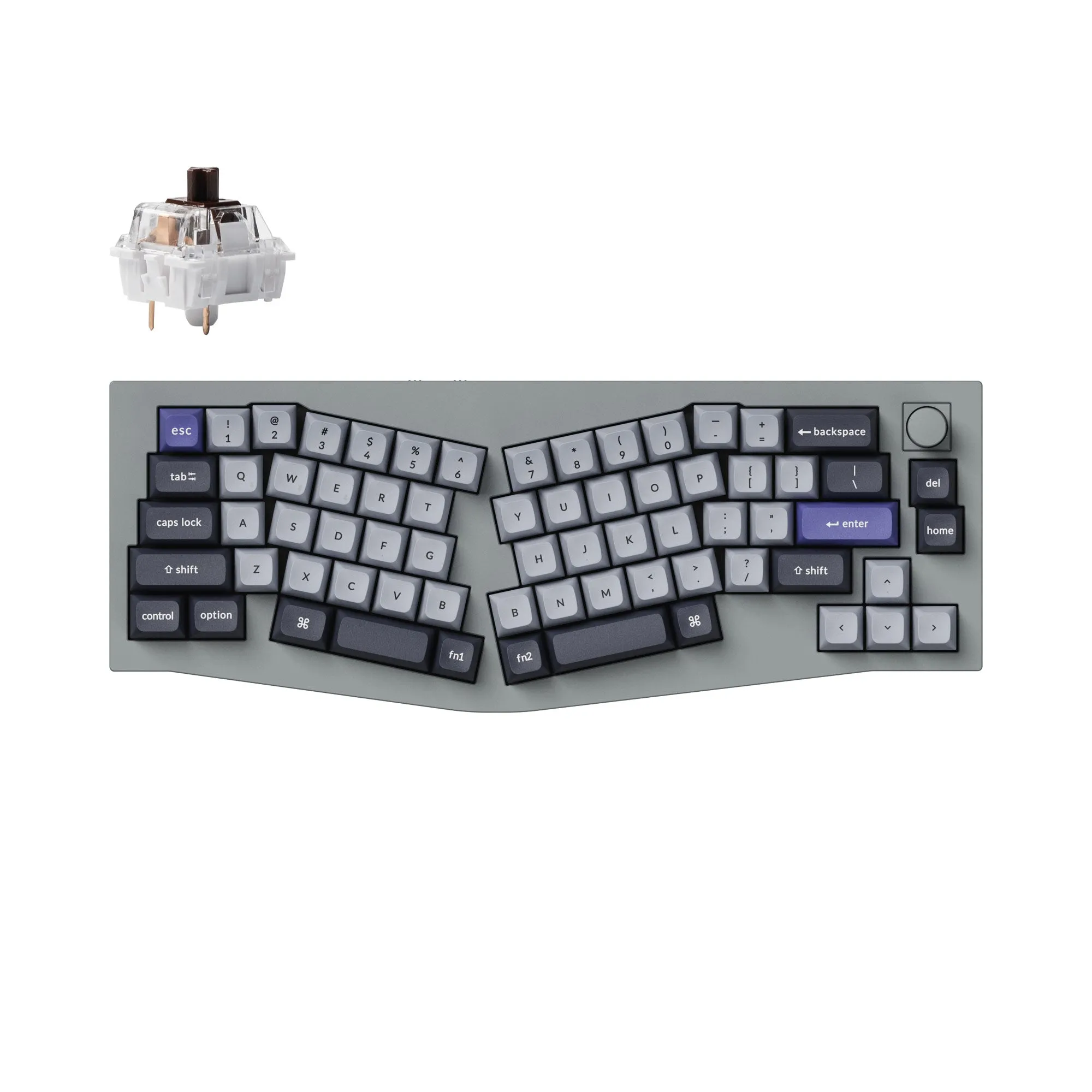 Keychron Q8 Pro (Alice Layout) QMK/VIA Wireless Custom Mechanical Keyboard