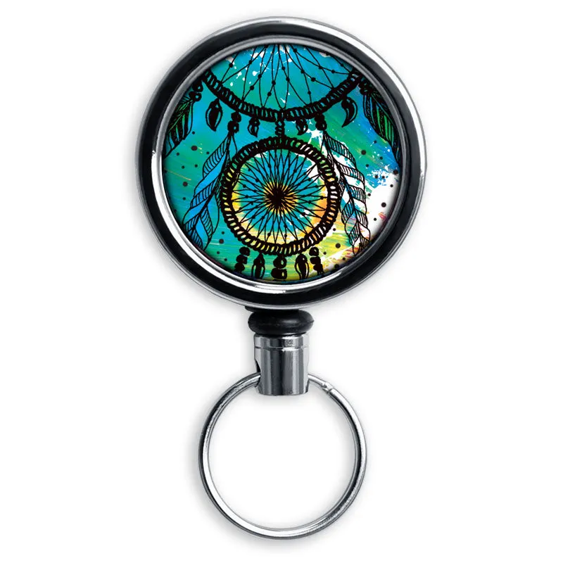 Kolorcoat™ Mini Opener with Retractable Reel  - Painted Dreamcatcher