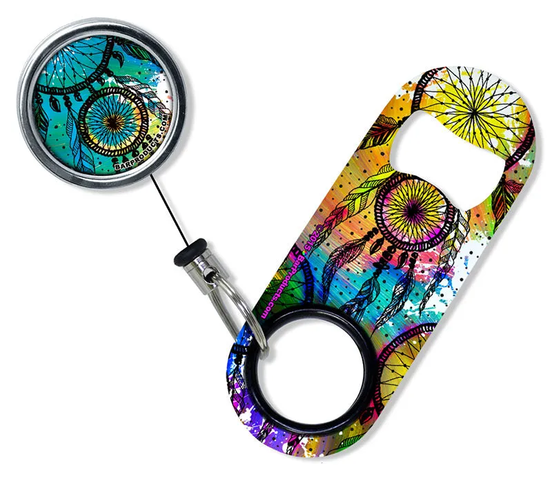 Kolorcoat™ Mini Opener with Retractable Reel  - Painted Dreamcatcher