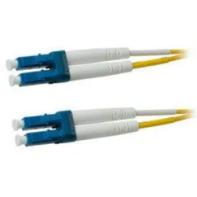 LC OM3 Duplex 2.0mm Fiber Optic Patch Cord, OFNR, Multimode 50/125, Aqua Jacket, Beige Connector, 6 meter (19.6 ft)