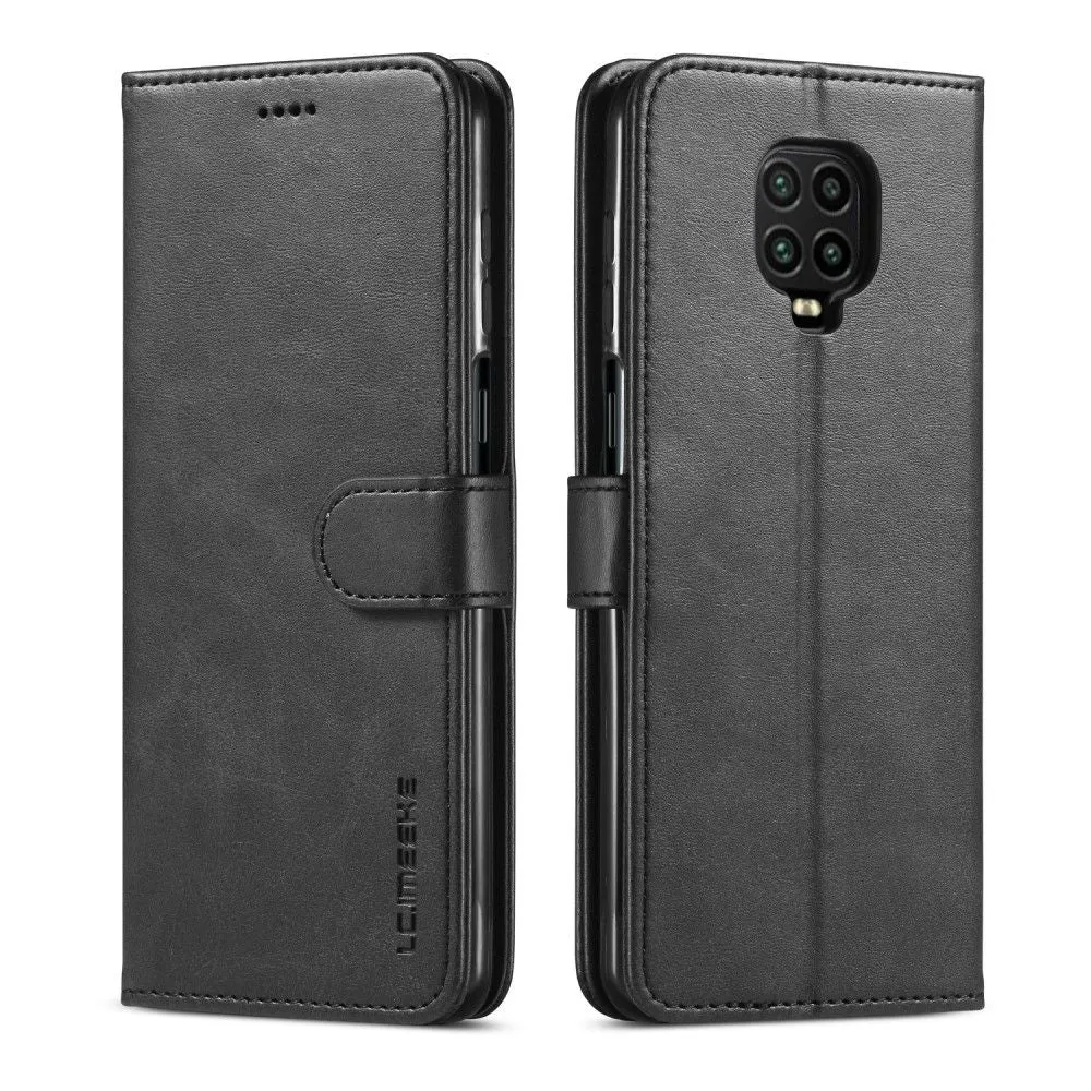 LC.IMEEKE Xiaomi Redmi Note 10 Lite Flip Case - Black