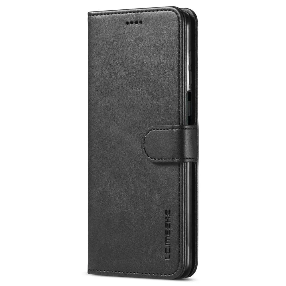 LC.IMEEKE Xiaomi Redmi Note 10 Lite Flip Case - Black