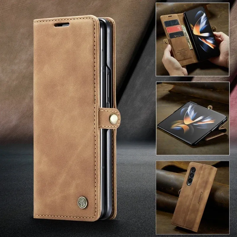 Leather Case For Samsung Galaxy Z Fold