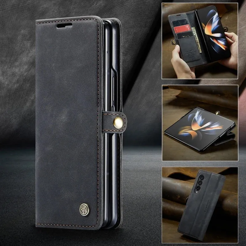 Leather Case For Samsung Galaxy Z Fold