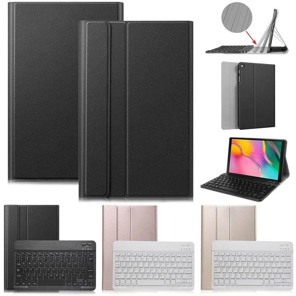 Leather Wireless Bluetooth Keyboard Samsung Galaxy Tab A 8.0 2019 S-Pen SM-T290 SM-T295 Case