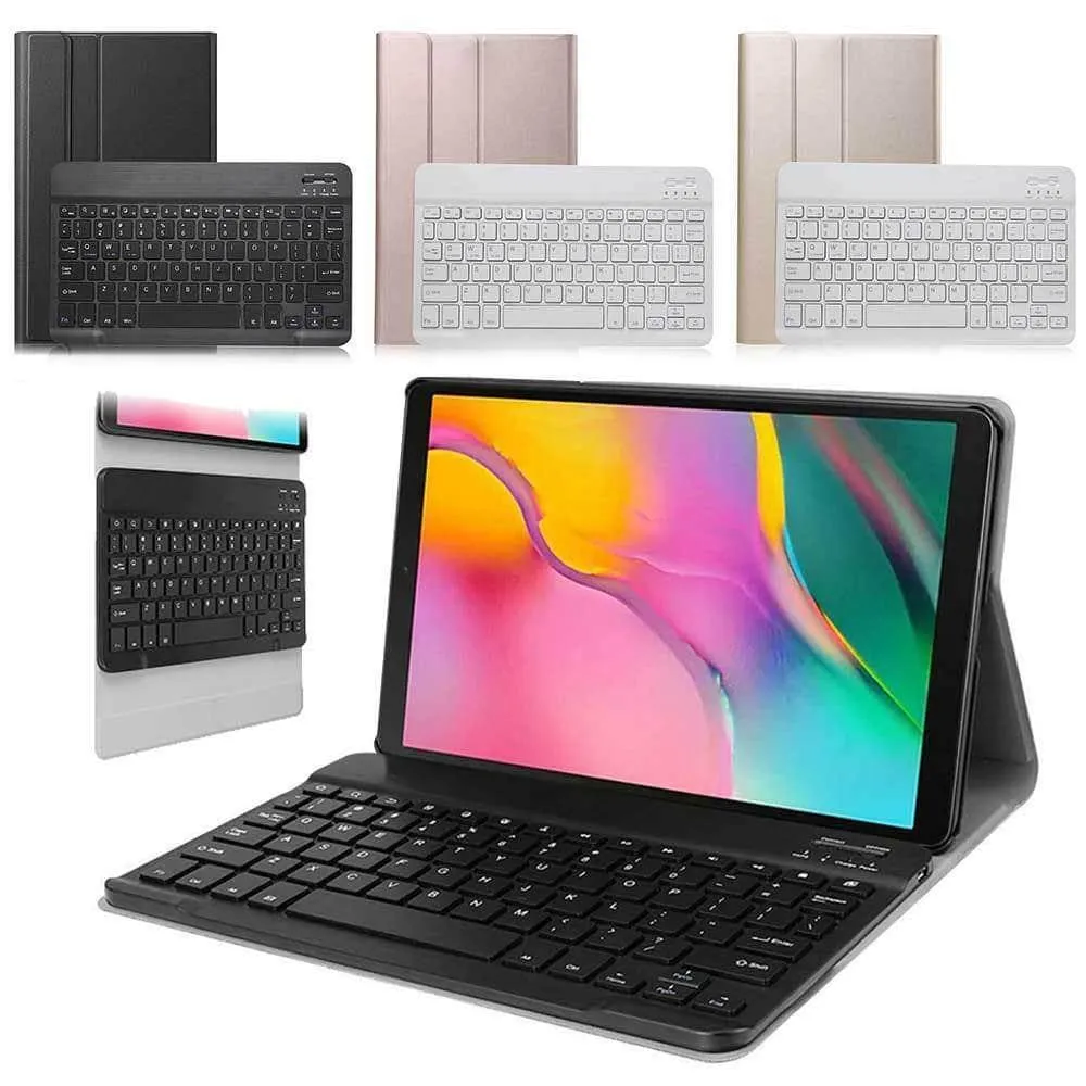 Leather Wireless Bluetooth Keyboard Samsung Galaxy Tab A 8.0 2019 S-Pen SM-T290 SM-T295 Case