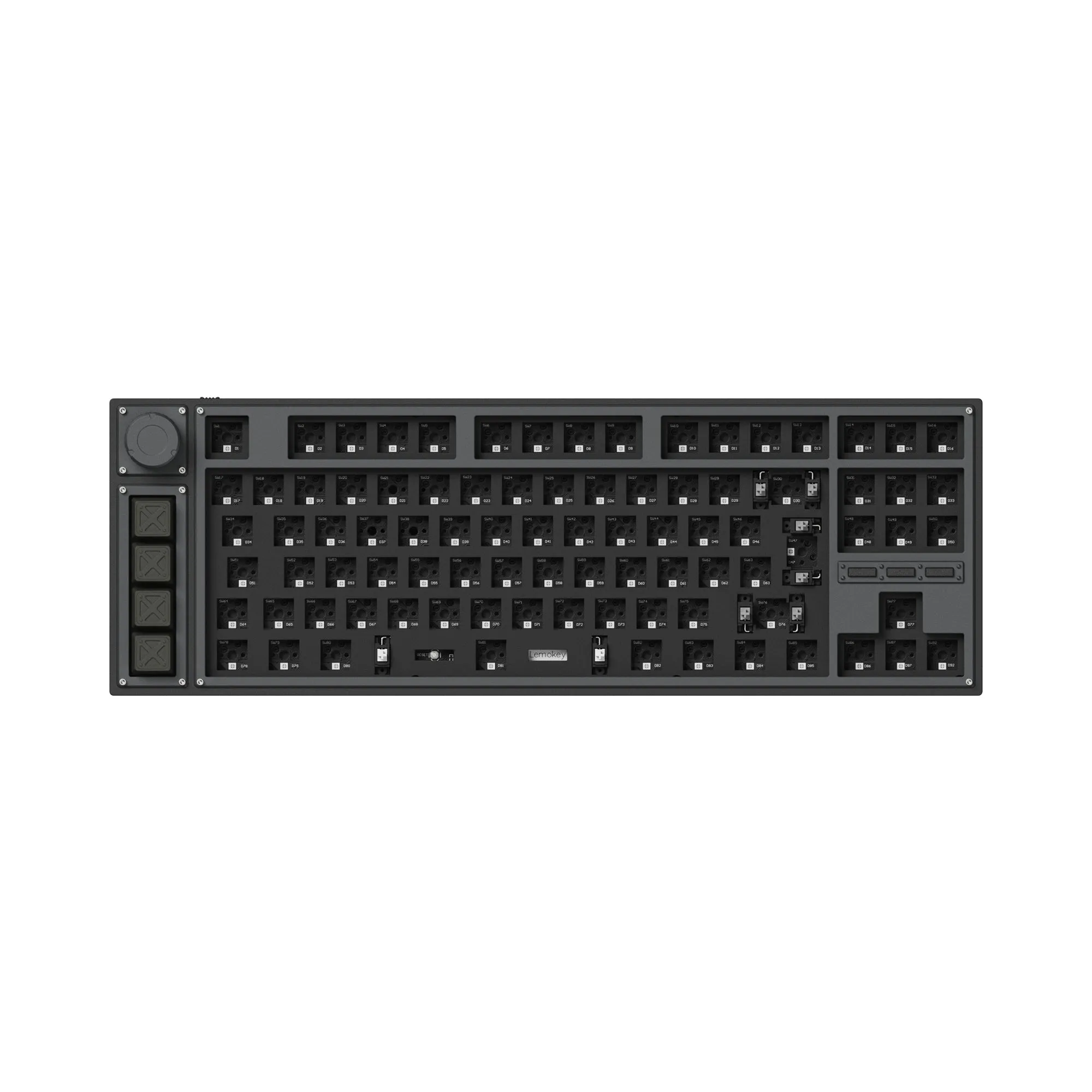 Lemokey L3 QMK/VIA Wireless Custom Mechanical Keyboard ISO Layout Collection