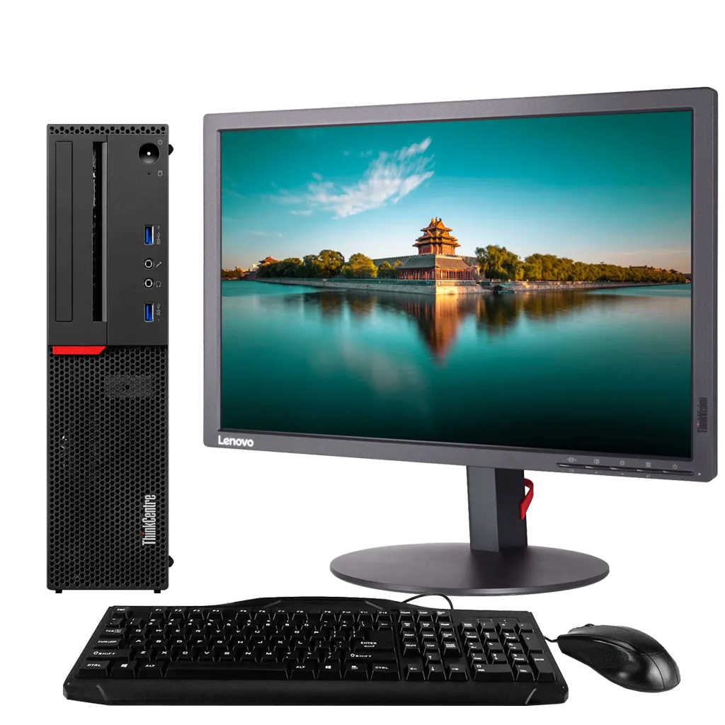 Lenovo ThinkCentre M700 Intel i5, 6th Gen Desktop PC with 20" Monitor