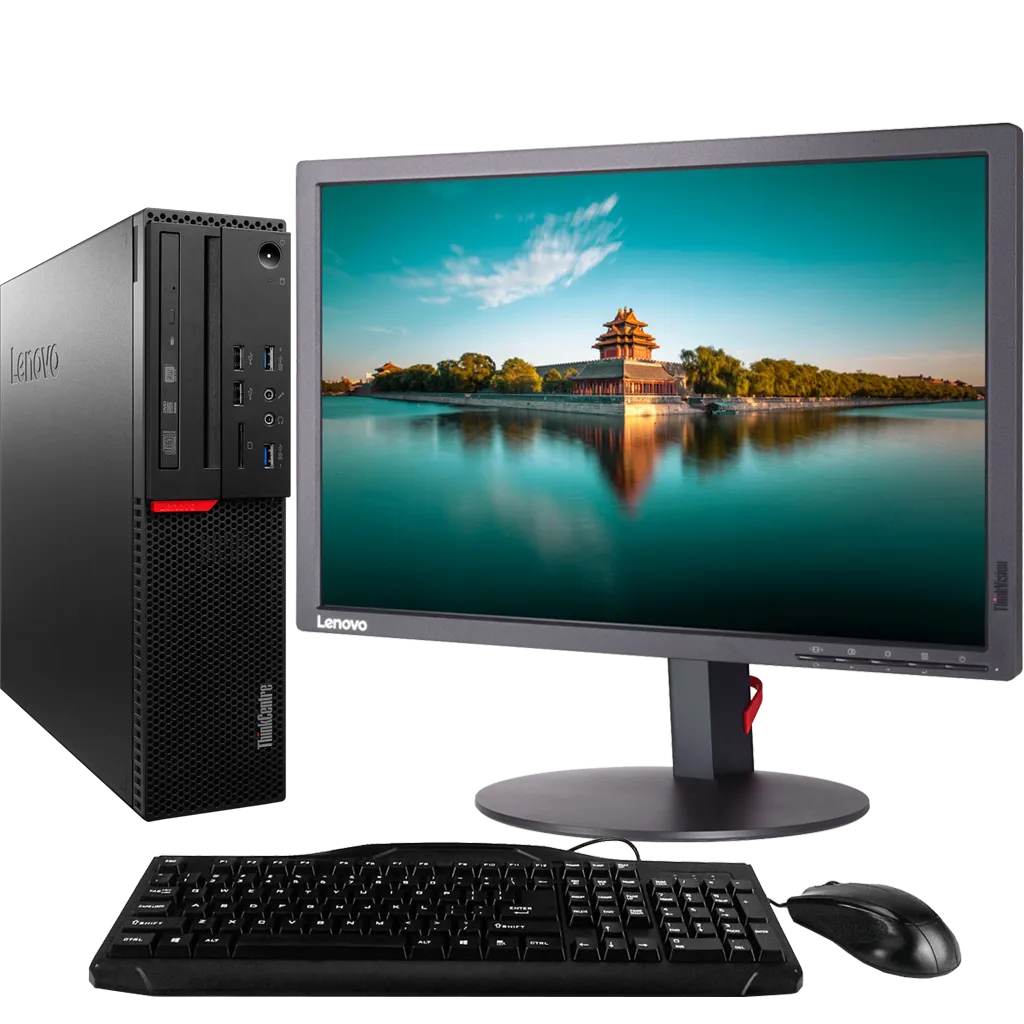 Lenovo ThinkCentre M700 Intel i5, 6th Gen Desktop PC with 20" Monitor