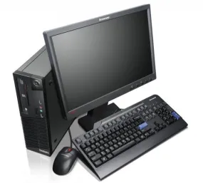 Lenovo ThinkCentre M93P (SFF) & Lenovo ThinkVision 22" (FHD) Monitor - COMBO - Intel Core i5-4570 Quad Core @ 3.6GHz (4th Gen) / 16GB RAM / 256GB SSD / Wi-Fi, Key & Mouse, USB 3.0, VGA, DisplayPort, 1Gb Eth, Win 10 Pro - 1 Year Warranty