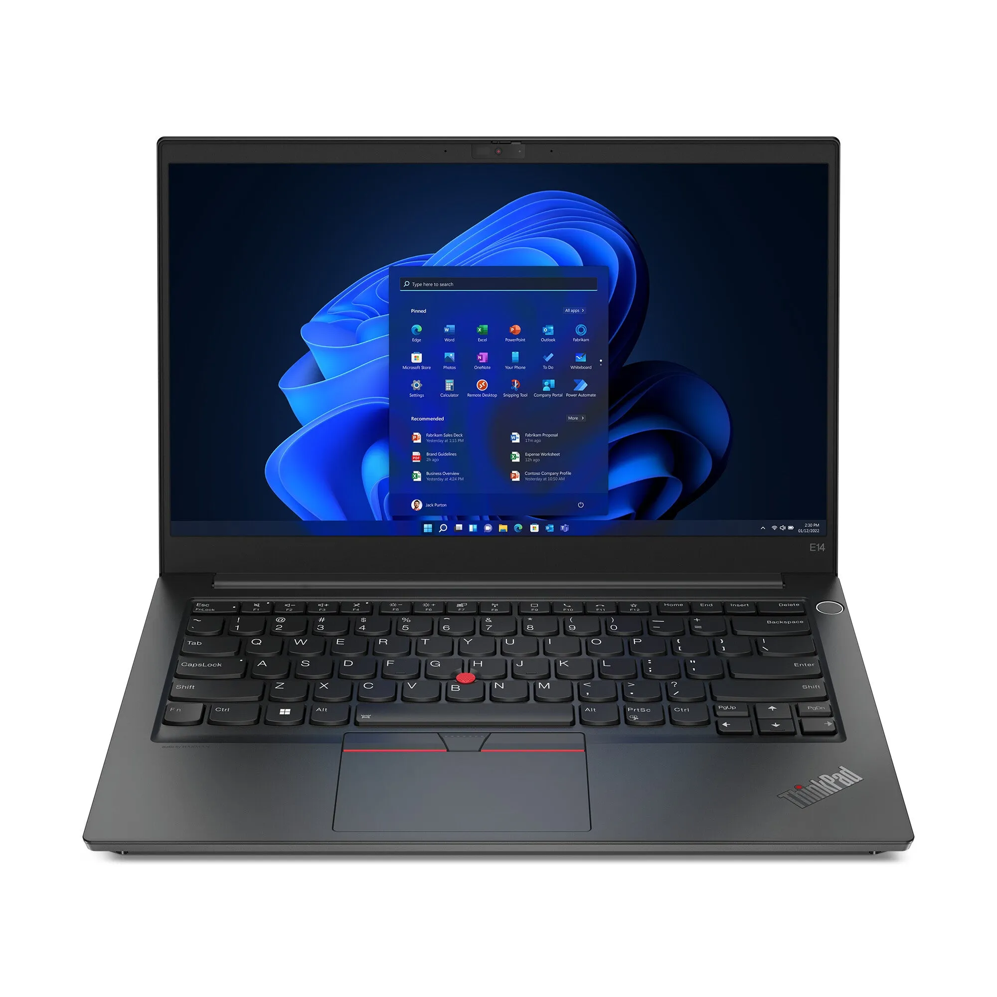 Lenovo ThinkPad E14 Gen 4 (AMD) AMD Ryzen™ 7 5825U Laptop 35.6 cm (14") Full HD 16 GB DDR4-SDRAM 512 GB SSD Wi-Fi 6 (802.11ax) Windows 11 Pro Black