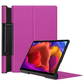 Lenovo Yoga 13 PU leather flip case with kickstand - Purple