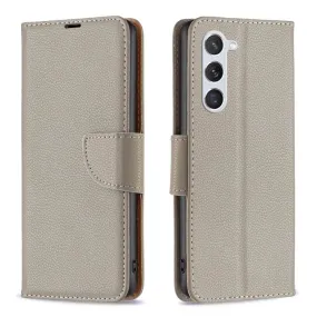 Litchi Texture Classic Flip Leather Phone Case for Samsung Galaxy S24 5G