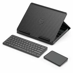 Logitech Casa Keyboard/Cover Case, Book Fold for 10"-17" Notebook, Tablet, Cable, Stationary, Classic Chic