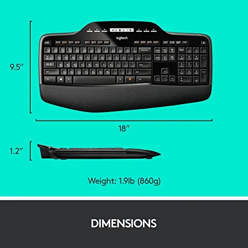 Logitech MK710 Wireless Desktop Mouse and Keyboard Combo