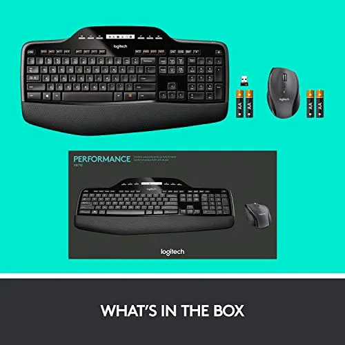 Logitech MK710 Wireless Desktop Mouse and Keyboard Combo