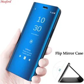 Luxury Mirror Cover For Huawei P30 Pro Case P 30 Flip Leather Phone Case For Coque Huawei P30 lite Case P30Pro Funda Stand Smart