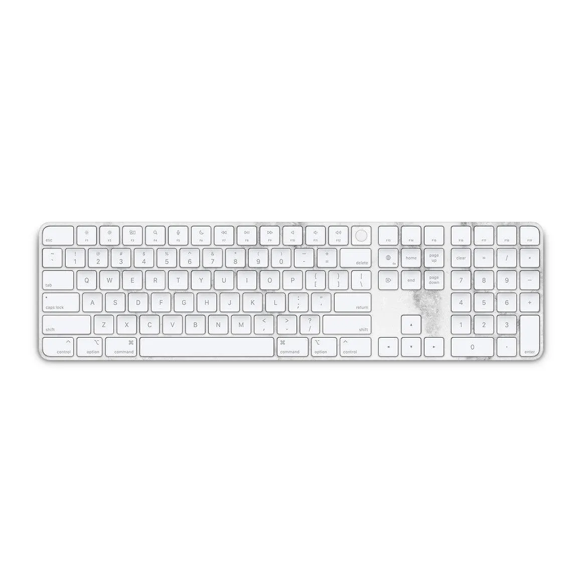 Magic Keyboard with Touch ID and Numeric Keypad Marble Series Skins