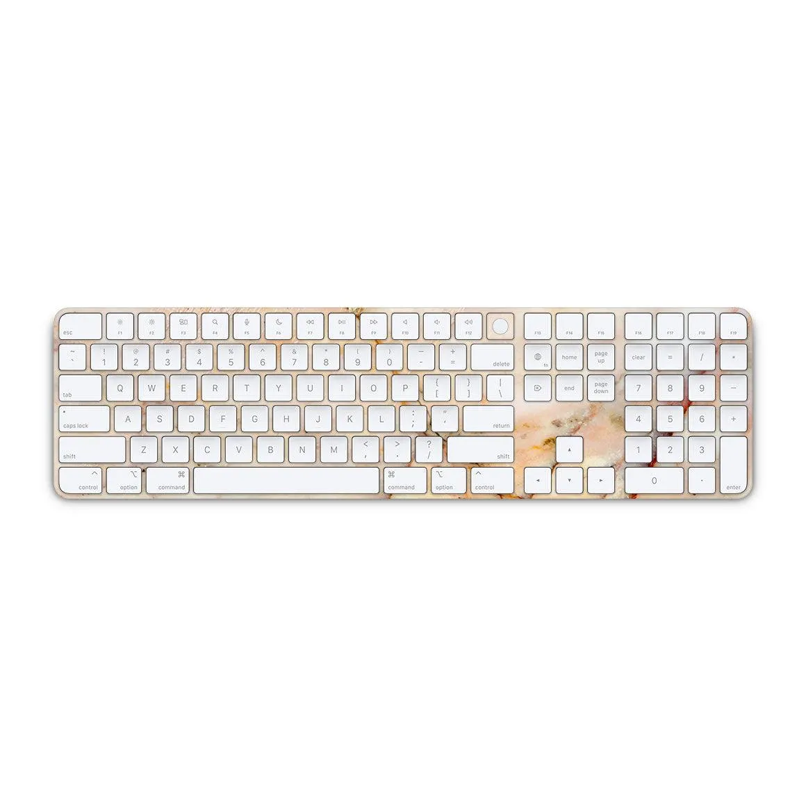 Magic Keyboard with Touch ID and Numeric Keypad Marble Series Skins