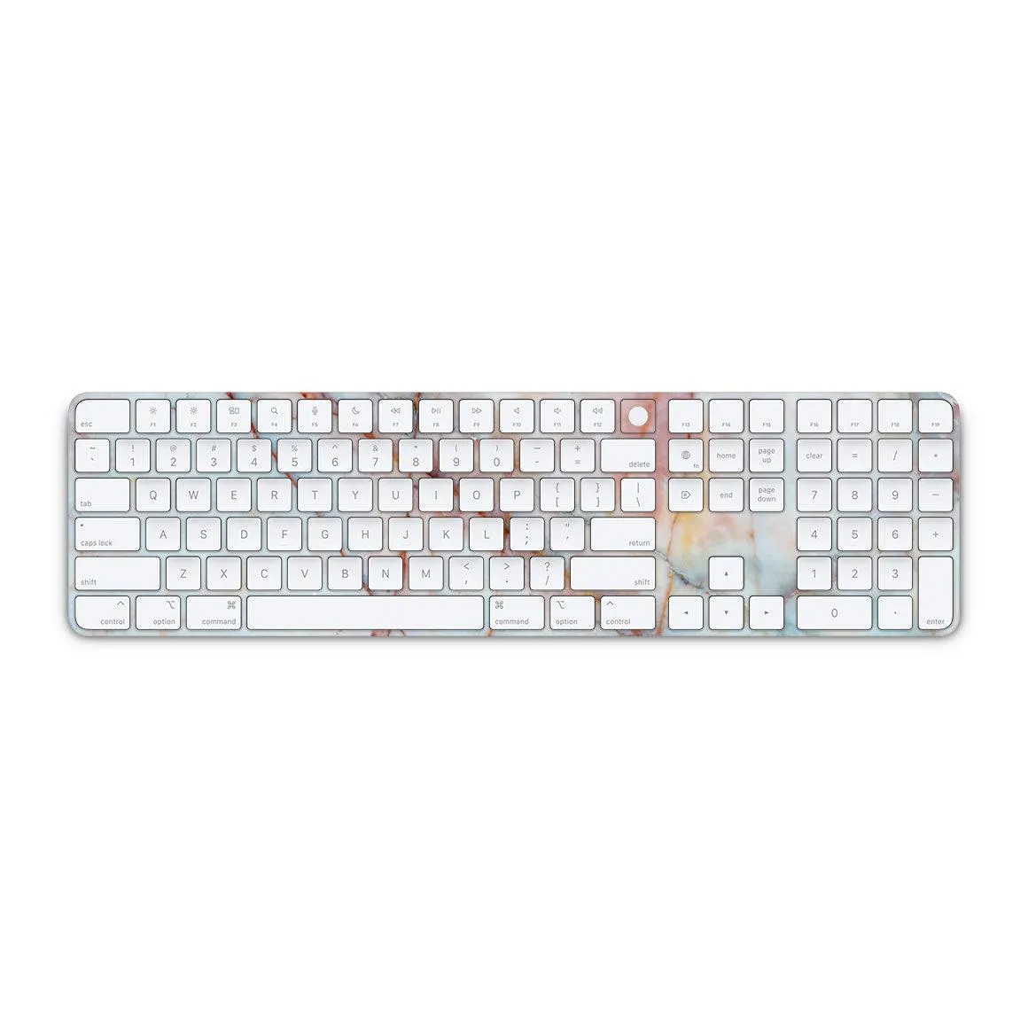 Magic Keyboard with Touch ID and Numeric Keypad Marble Series Skins