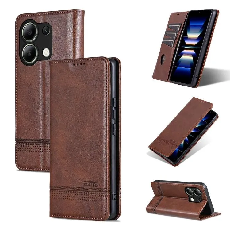 Magnetic Calf Texture Leather Flip Phone Case for Xiaomi Redmi K70E, Series 2