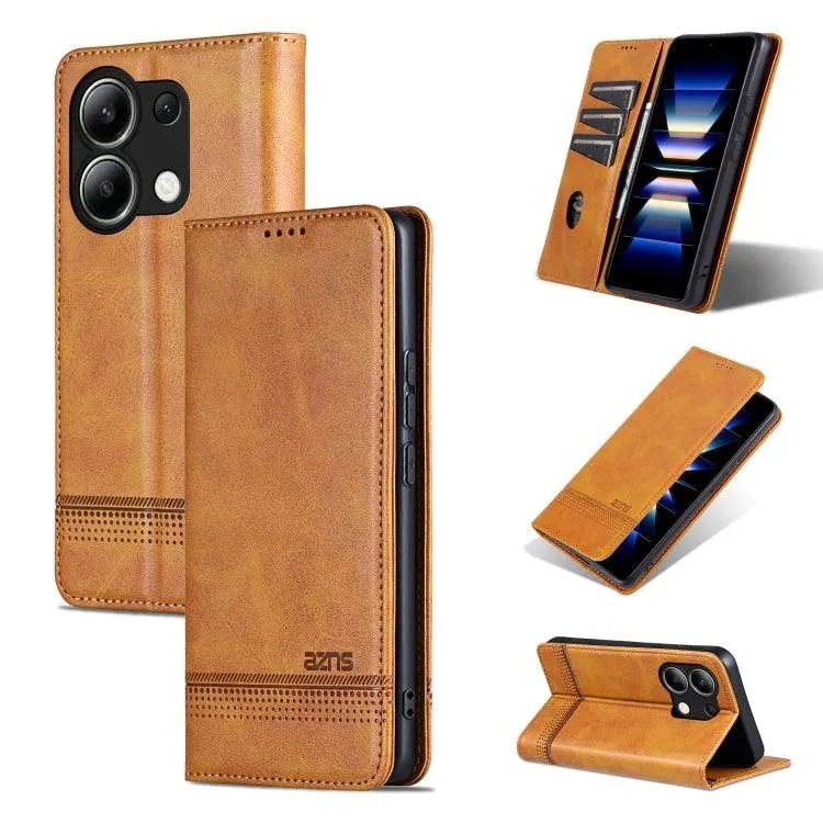 Magnetic Calf Texture Leather Flip Phone Case for Xiaomi Redmi K70E, Series 2