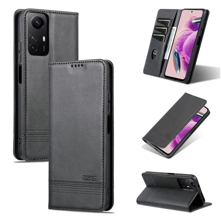 Magnetic Calf Texture Leather Flip Phone Case for Xiaomi Redmi K70E, Series 2