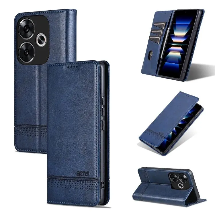 Magnetic Calf Texture Leather Flip Phone Case for Xiaomi Redmi K70E, Series 2