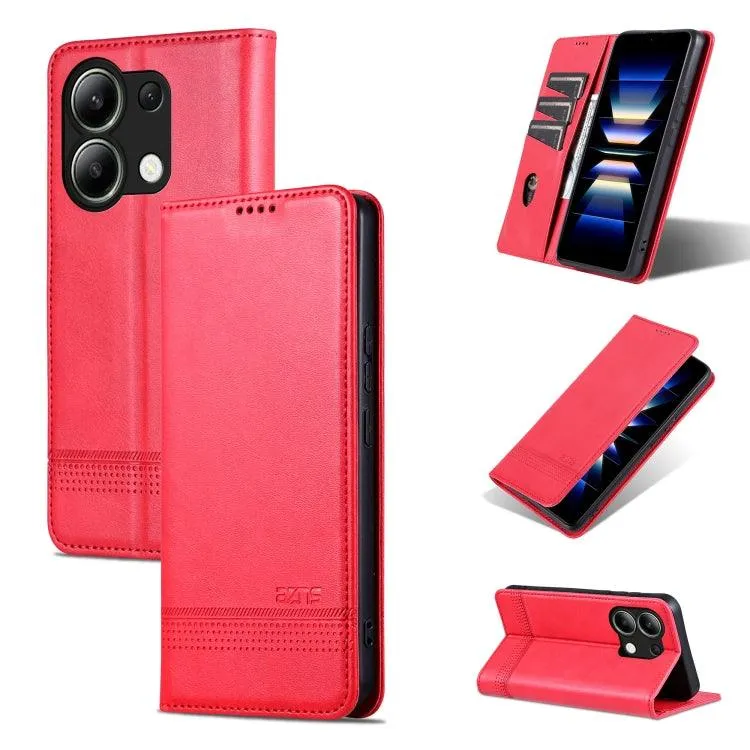 Magnetic Calf Texture Leather Flip Phone Case for Xiaomi Redmi K70E, Series 2