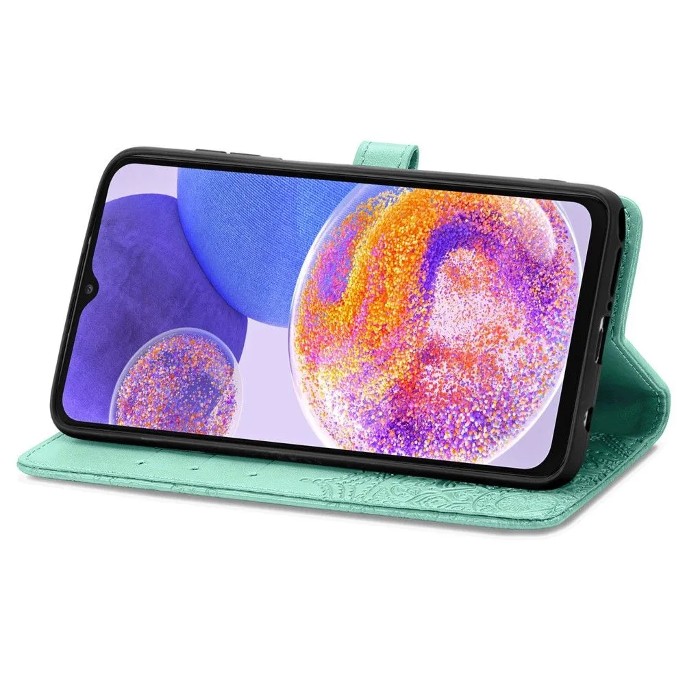 Mandala Samsung Galaxy A23 Flip case - Green