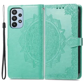 Mandala Samsung Galaxy A23 Flip case - Green