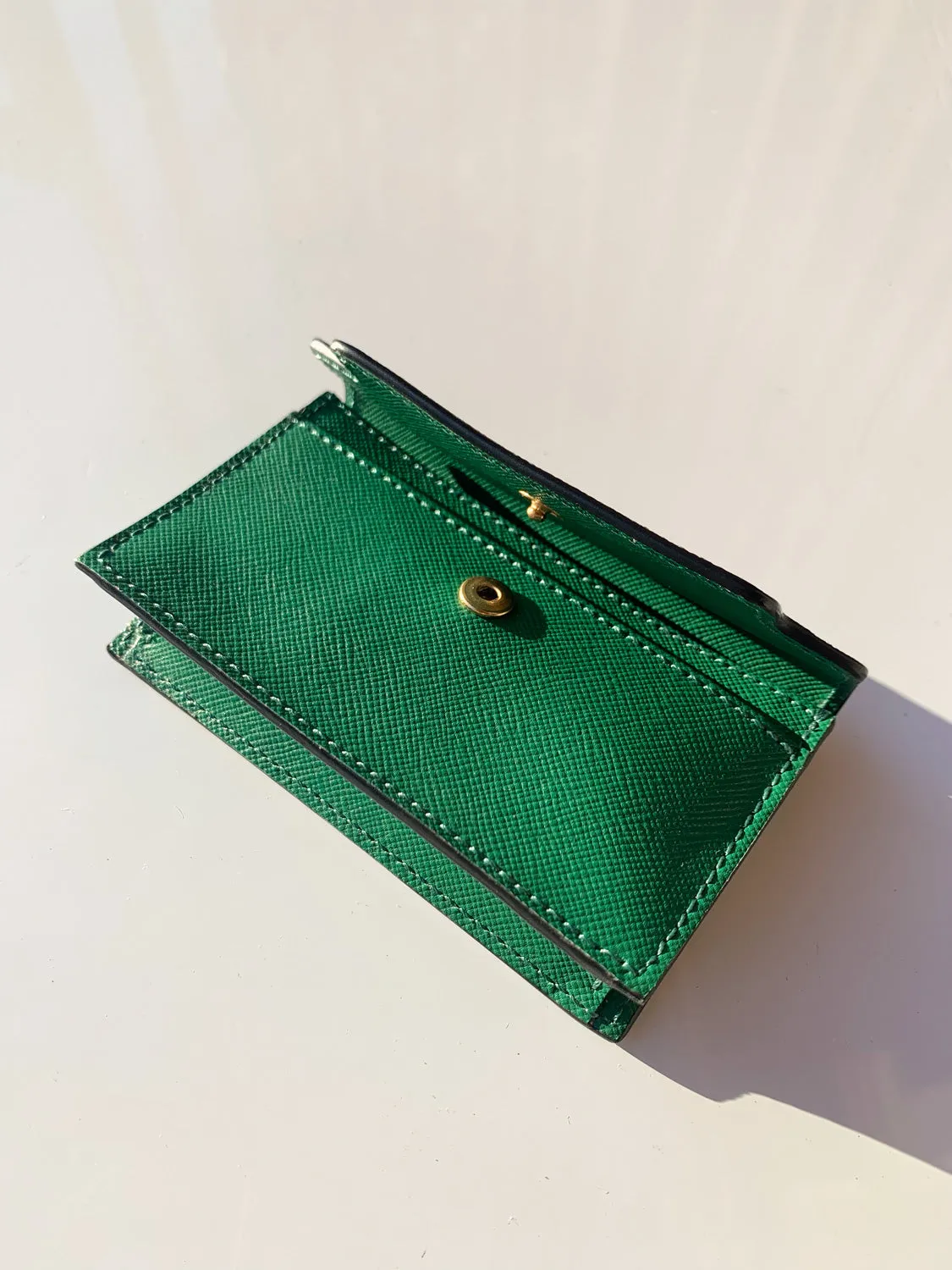 MARNI  PFM0T05U09 SAFFIANO LEATHER CARD CASE