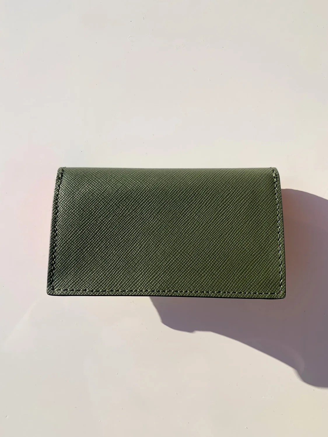 MARNI  PFMOT05U09 SAFFIANO LEATHER CARD CASE