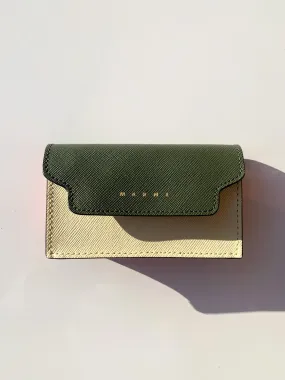 MARNI  PFMOT05U09 SAFFIANO LEATHER CARD CASE