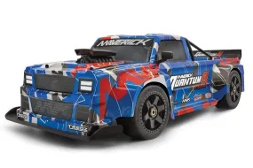 Maverick QuantumR Flux Blue/Red 1/8 Scale 4WD Race Truck - RTR