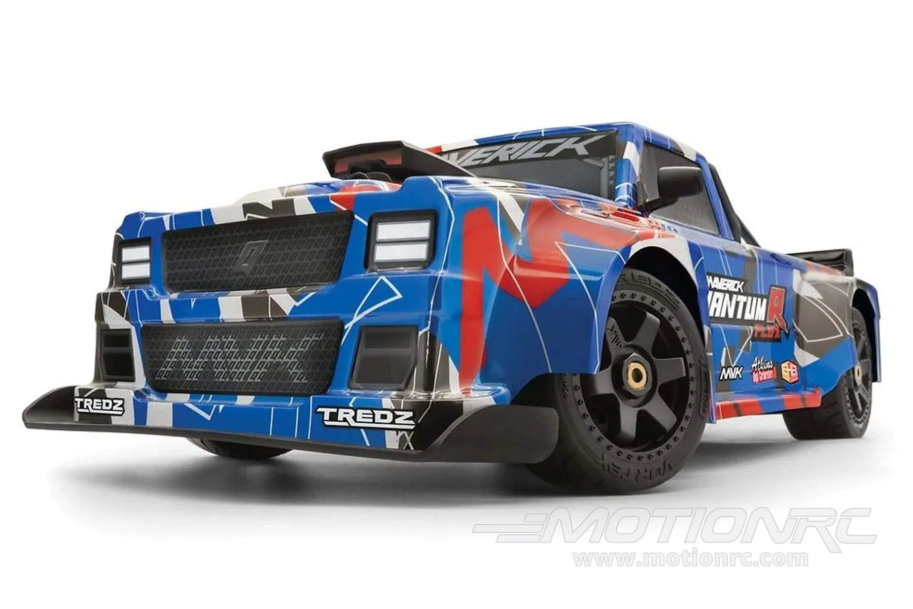 Maverick QuantumR Flux Blue/Red 1/8 Scale 4WD Race Truck - RTR