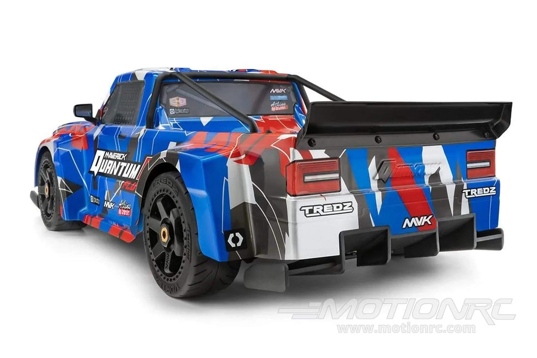 Maverick QuantumR Flux Blue/Red 1/8 Scale 4WD Race Truck - RTR