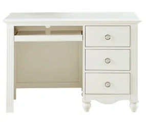 Meghan 3 Drawer Writing Desk in White 2058WH-15