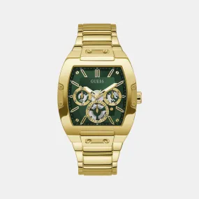 Men Green Stainless Steel Chronograph Watch GW0456G3