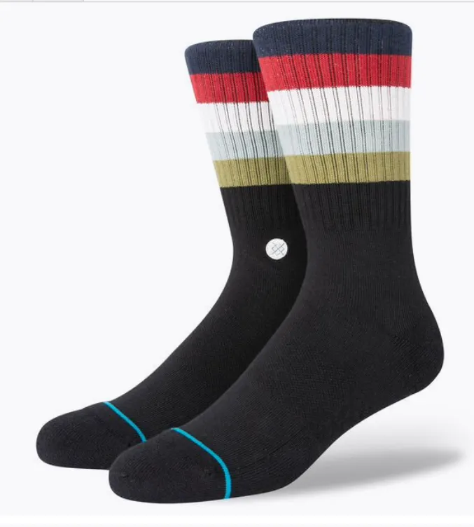 Men's Stance Maliboo Crew Sock Black Fade -Large*