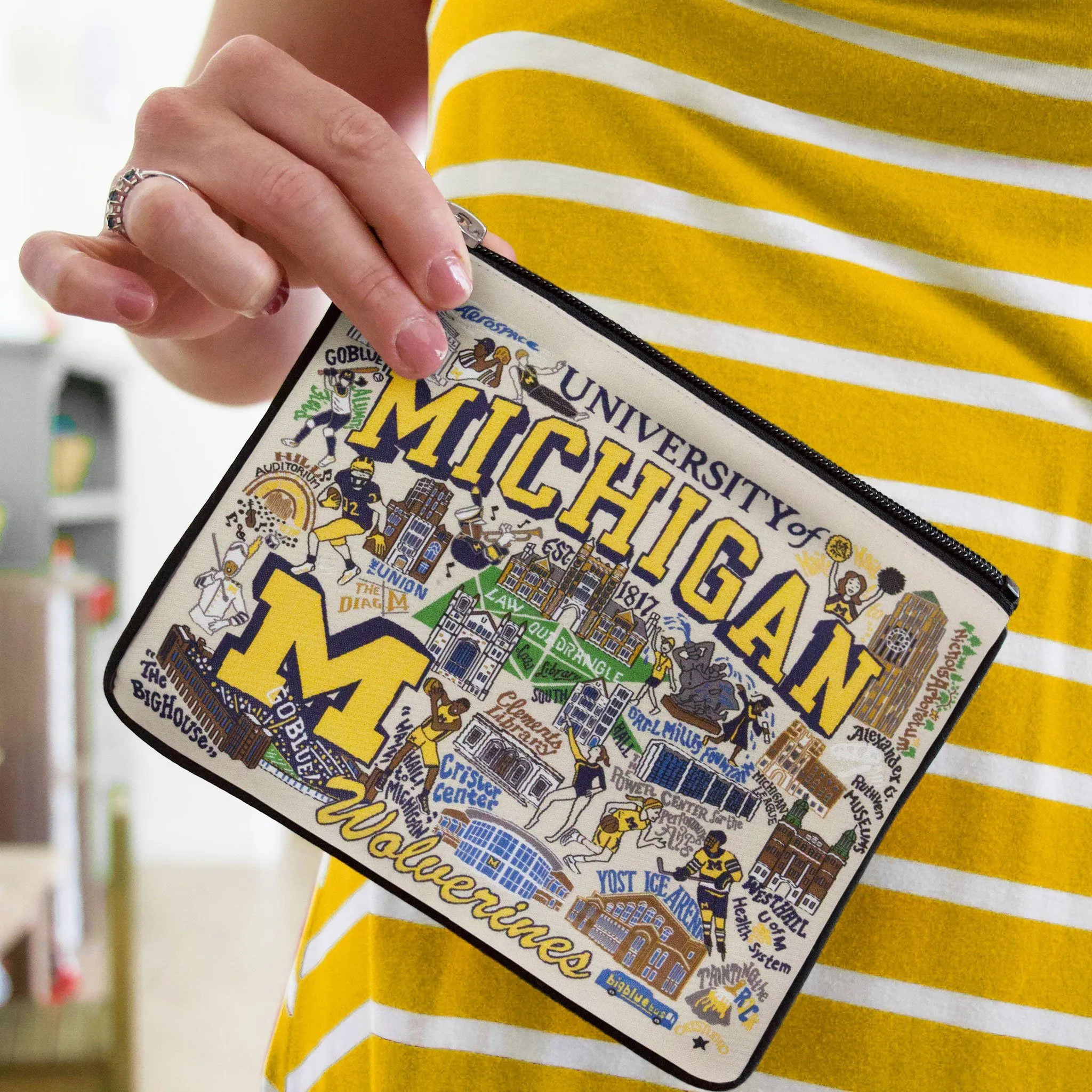 Michigan, University of Collegiate Zip Pouch