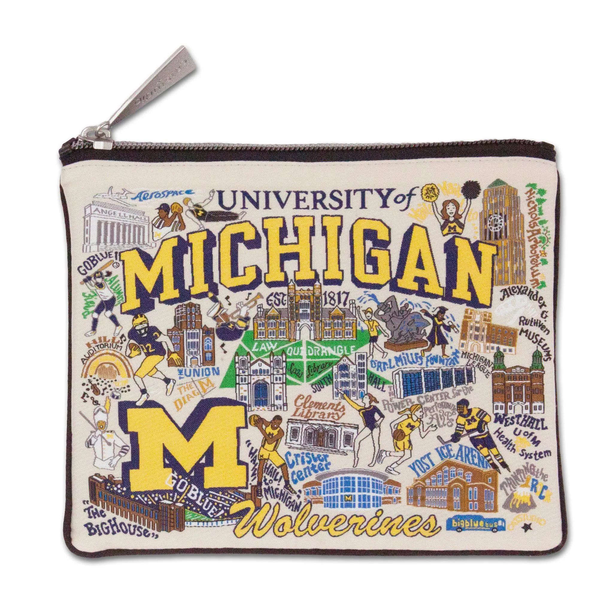 Michigan, University of Collegiate Zip Pouch