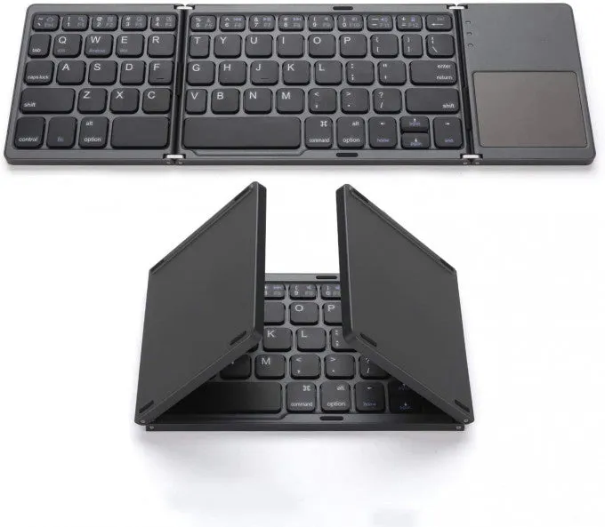 Mini Foldable Bluetooth Keyboard with Touchpad