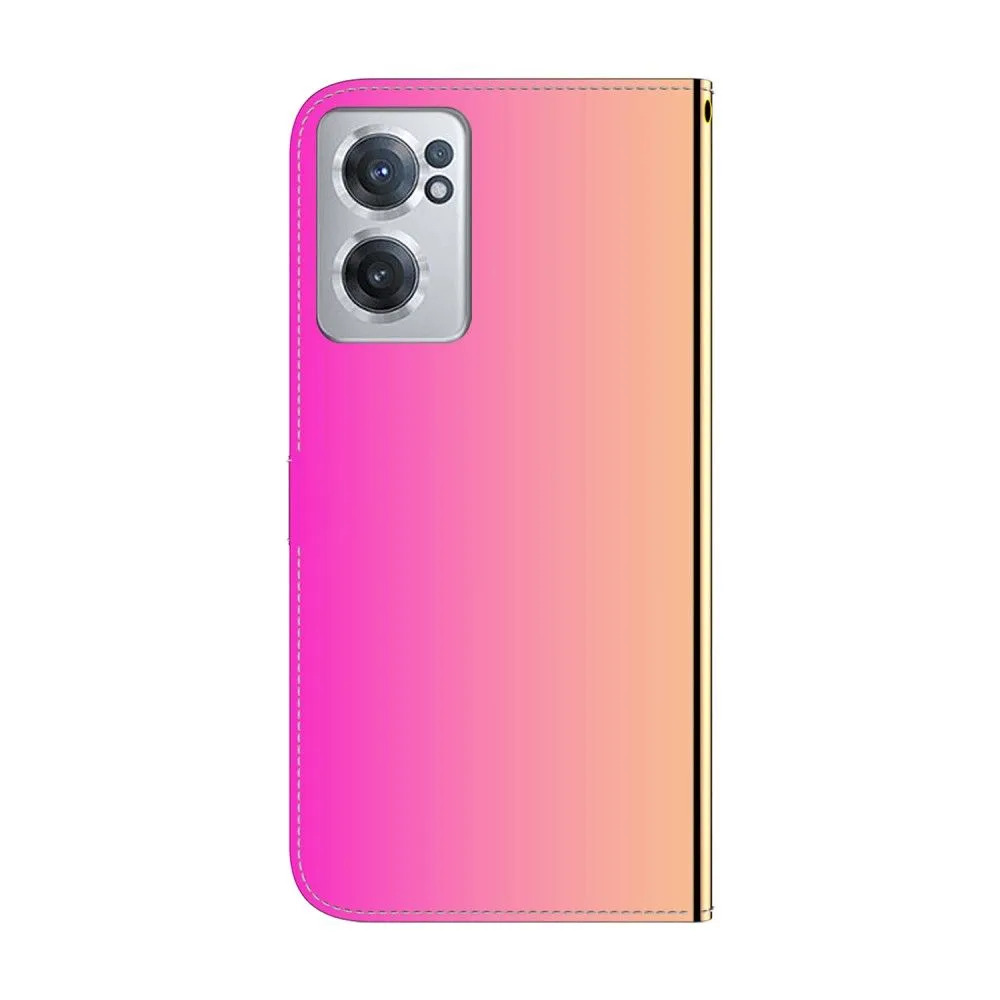 Mirror OnePlus Nord CE 2 5G flip case - Rose