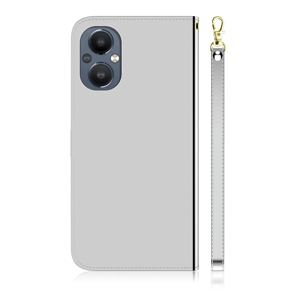 Mirror OnePlus Nord N20 5G flip case - Silver